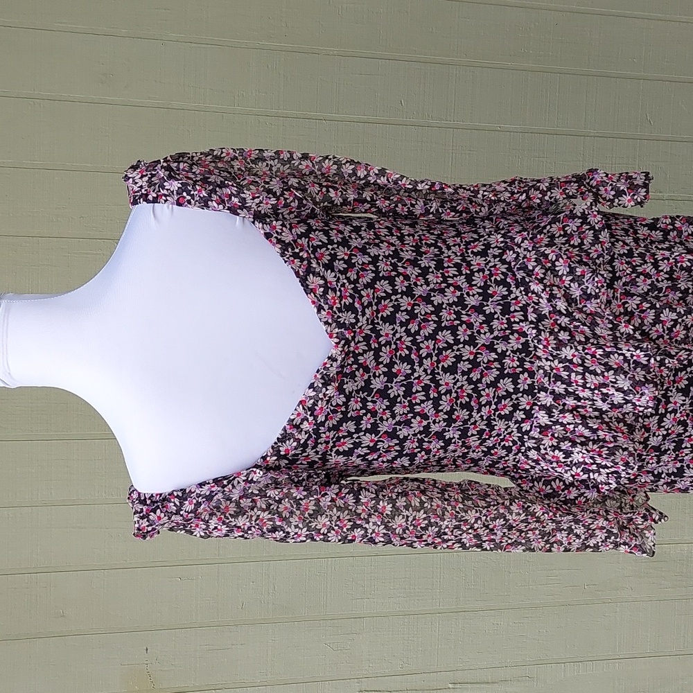 Diane Von Furstenberg Silk Black Vines Jasmyne Maxi Dress With Tags Sz 10 - Picture 10 of 14